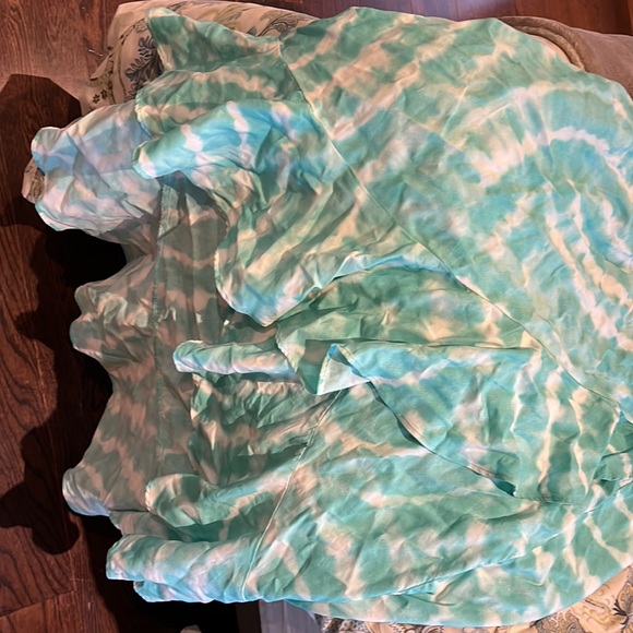 Turquoise bathing suit cover up - Picture 4 of 4